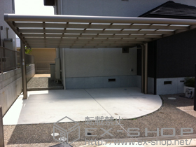 のカーポート 4Gワイド 積雪〜20?対応 施工例