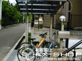 のサイクルポート・駐輪場 レイナポート ミニ　積雪〜20cm対応 施工例