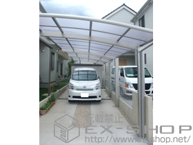 のカーポート レイナポート 縦連棟 積雪〜20cm対応 施工例