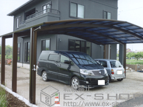 のカーポート レイナトリプルポート 積雪〜20cm対応 施工例