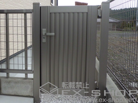 の門扉 プリレオ R6型 片開き 施工例