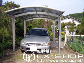 のカーポート レイナワンポート 積雪〜20cm対応＋柱カバー 施工例