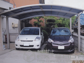 のカーポート プレシオスポート ワイド 積雪〜20?対応 施工例