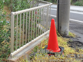 のフェンス・柵 レスティナフェンス21型 自由柱タイプ 施工例