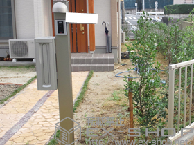 の機能門柱・ポスト アプローチポールアロット1型 施工例