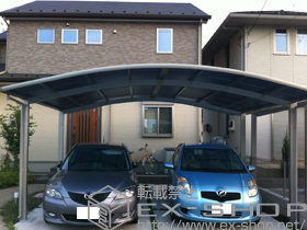 のカーポート プレシオスポート ワイド 積雪〜20cm対応 施工例