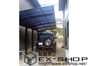 のカーポート プレシオスポート 縦連棟 積雪〜20cm対応 施工例