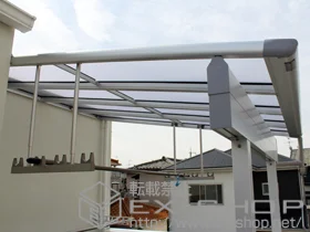 YKKAP�̃o���R�j�[���� ���F�N�^�[�e���X F�^ 1500 �����^�C�v �P�� �ϐ�`50cm�Ή��{�݂艺���������@�W���@2�{�� �{�H��