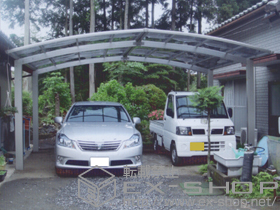 のカーポート プレシオスポート M合掌?積雪〜20cm対応 施工例