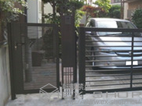 の機能門柱・ポスト スクリーンファンクションユニット フラットモダン 施工例