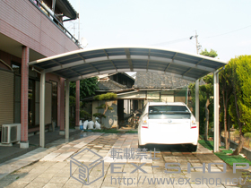 のカーポート レイナツインポート　積雪〜20?対応 施工例