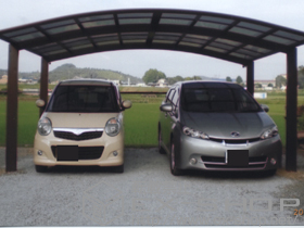 のカーポート レイナツインポートZ 積雪〜20cm対応 施工例