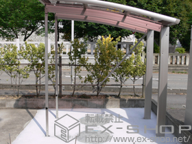 のサイクルポート・駐輪場 レイナポート ミニ　積雪〜20cm対応+着脱式サポート 2本入り 施工例