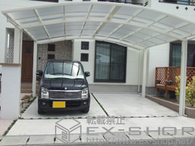 のカーポート レイナツインポート 積雪〜20ｃｍ対応 施工例