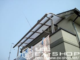 のテラス屋根 ライザーテラス? R型 テラスタイプ 積雪〜20cm対応 施工例