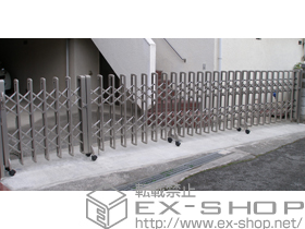 のカーゲート レイオス2型 ノンレール 片開き親子 12-47S 施工例