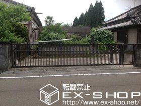 のカーゲート ワイドオーバードア S2型 手動タイプ 施工例