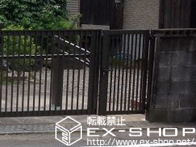 の門扉 ワイドオーバードアS2型 開き戸 施工例