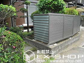 のフェンス・柵 サニーブリーズフェンスS型 間仕切りタイプ 施工例