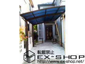 のカーポート レイナポート 積雪〜20cm対応＋着脱式サポート 2本入 施工例