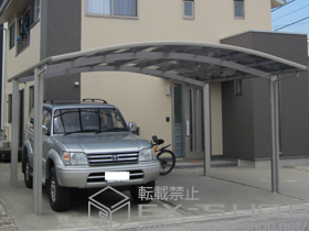 のカーポート レイナツインポート 積雪〜20ｃｍ対応 施工例