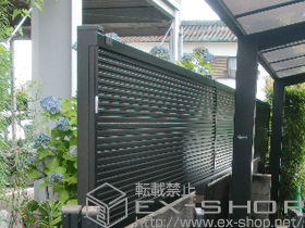 のフェンス・柵 アルミ多段柱 シャレオR5型フェンス 施工例