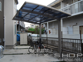 のカーポート カーブポートシグマIII 耐風圧強度仕様  積雪〜30cm対応 施工例