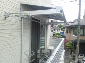 のバルコニー・ベランダ屋根 ライザーテラスII F型 ルーフタイプ 単体 積雪〜20cm対応 施工例