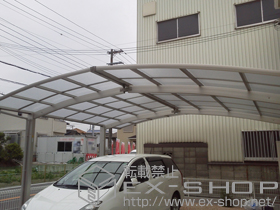 のカーポート プレシオスポート M合掌 積雪〜20cm対応 施工例