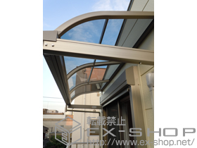 のバルコニー・ベランダ屋根 ライザーテラスIIR型 ルーフタイプ 単体 積雪〜20cm対応 施工例