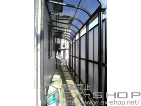 のテラス屋根 ライザーテラスII R型 テラスタイプ 連棟 積雪対応〜20? 施工例