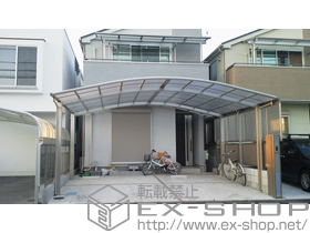 のカーポート レイナツインポート 積雪〜20cm対応+レイナツインポート サイドパネル 51-10Ｈ 施工例