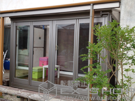 のテラス囲い・サンルーム ほせるんですII F型 床納まり ランマ無 積雪対応〜20? 施工例