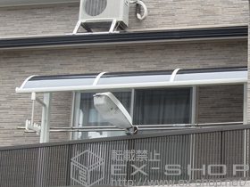 のテラス屋根 ライザーテラスII R型 テラスタイプ 積雪〜20?対応 施工例