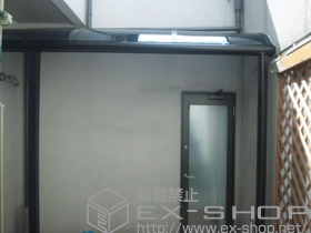 のテラス屋根 プレシオステラス R型 テラスタイプ 単体 積雪〜20cm対応 施工例