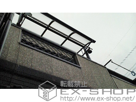 のバルコニー・ベランダ屋根 ライザーテラスII R型 屋根タイプ 積雪〜20?対応 施工例