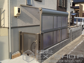 のバルコニー・ベランダ屋根 ヴェクターテラス F型 屋根タイプ 積雪〜20?対応 施工例