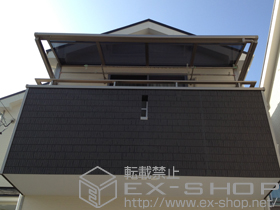 のバルコニー・ベランダ屋根 ライザーテラスII R型 ルーフタイプ 単体 積雪〜20cm対応 施工例