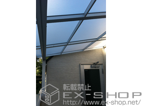 のバルコニー・ベランダ屋根 ライザーテラスII F型 屋根タイプ 単体　積雪〜20cm対応 施工例