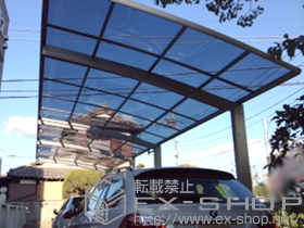 のカーポート プレシオスポート 縦連棟 積雪〜20cm対応 施工例