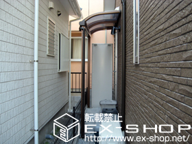 のテラス屋根 プレシオステラス R型 テラスタイプ 単体 積雪〜20cm対応 施工例