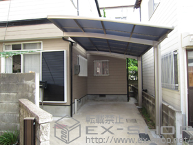 のカーポート カーブポートシグマIII 積雪〜30cm対応 施工例