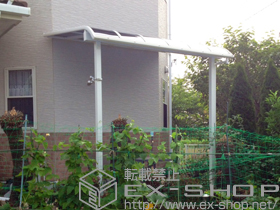 のテラス屋根 ヴェクターテラス R型 テラスタイプ 単体 積雪〜50cm対応 施工例