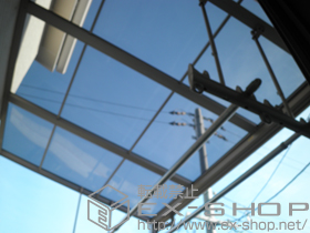 のバルコニー・ベランダ屋根 パワーアルファ F型 屋根タイプ 単体　積雪〜30cm対応 施工例