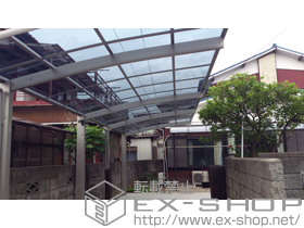 のカーポート プレシオスポート 縦連棟 施工例