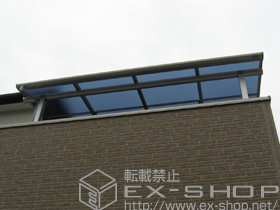のバルコニー・ベランダ屋根 ヴェクターテラス F型 屋根タイプ 積雪〜20?対応 施工例