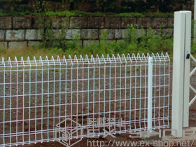 のフェンス・柵 メッシュフェンス G10-R 施工例