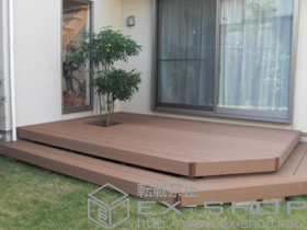 のウッドデッキ リコステージII 単体 施工例