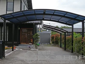 YKKAPのカーポート レイナツインポート 施工例
