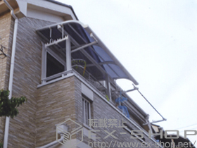 のバルコニー・ベランダ屋根 ライザーテラスII R型 屋根タイプ 積雪〜20?対応 施工例